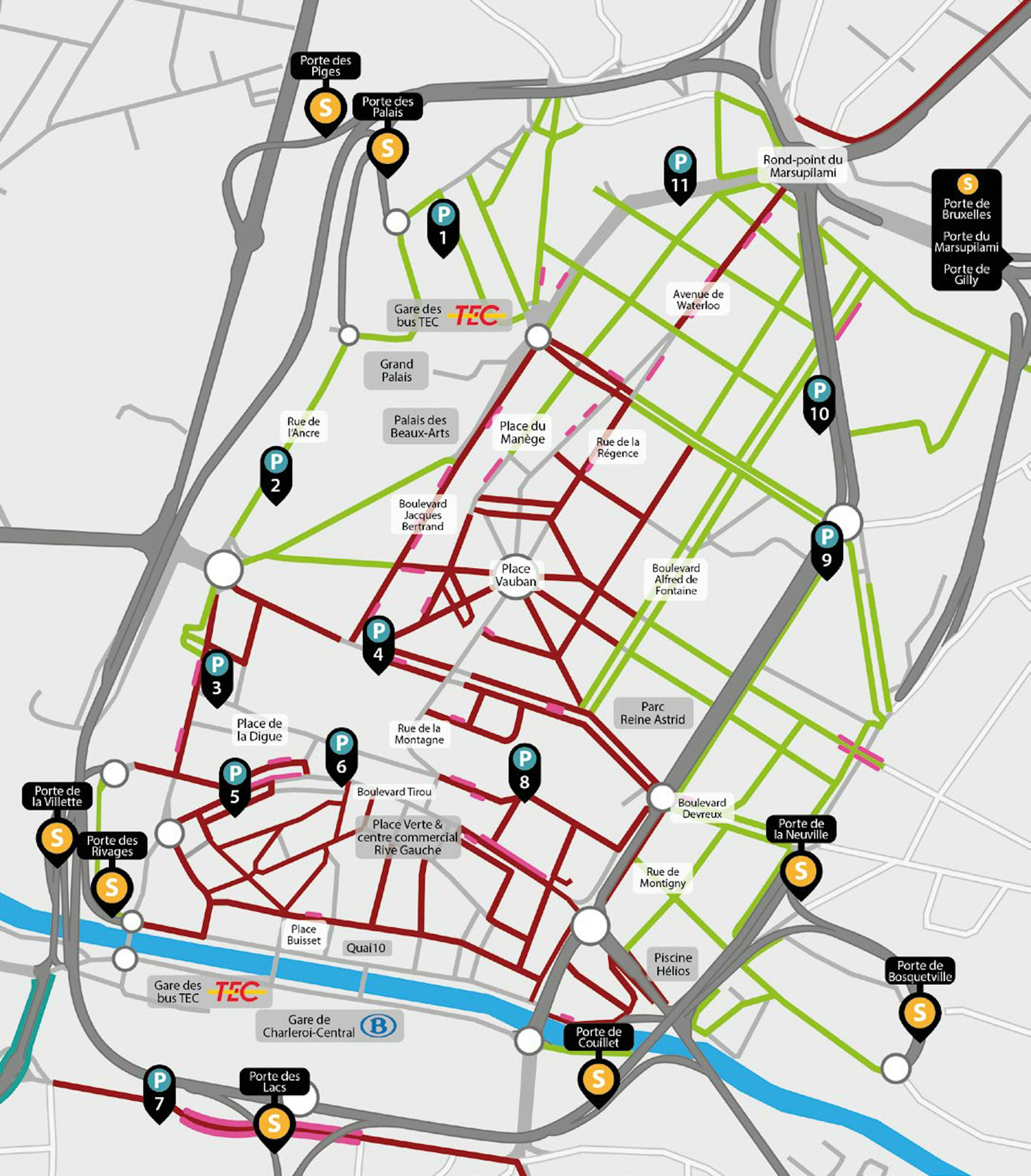 Stationnement Charleroi - Sofieflat